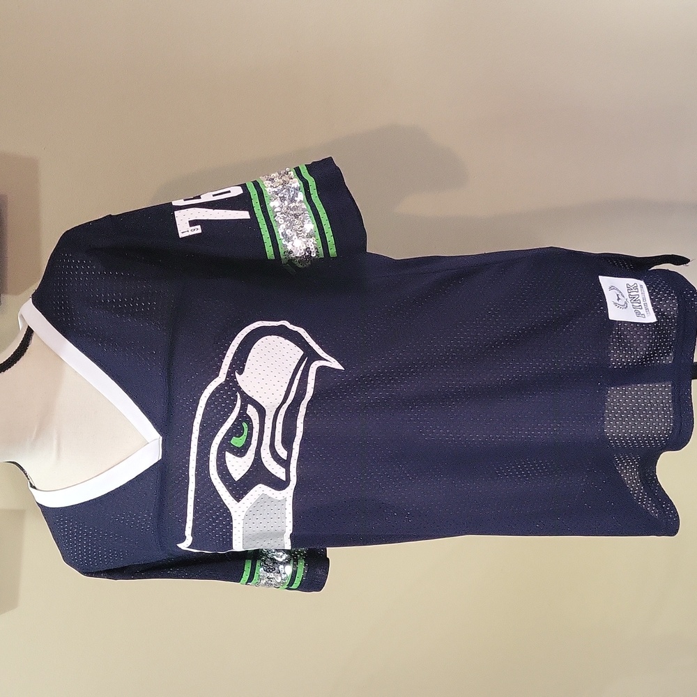 PINK Victoria's Secret Seattle Seahawks Jersey - Picture 4 of 15